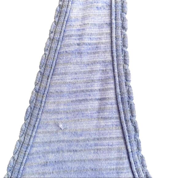 Lululemon 105 F Singlet Lightweight Tank Top in Heathered Hydrangea Blue Size 8 - Picture 7 of 8